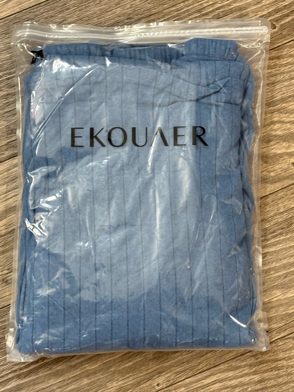 Ekouaer Lounge Set for Women Long Sleeve Knit Ribbed Pajama Sets 2 Piece Medium - Picture 3 of 4